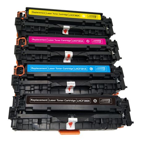 HP Compatible Toner cartridge HP 312A/X CF380X/CF381A/CF382A/CF383A